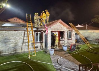 Two dead, five hospitalized after late-night house fire in Los Angeles