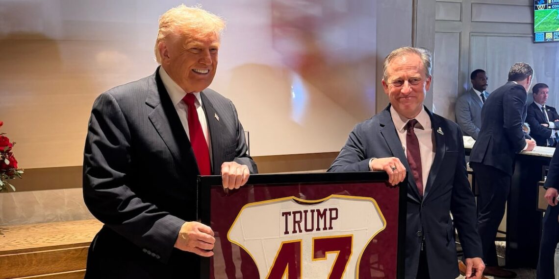 Trump, 79, Slathers on Hand Makeup During Awkward NFL Outing