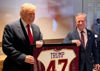 Trump, 79, Slathers on Hand Makeup During Awkward NFL Outing