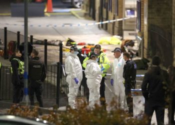 UK police say 2 people remain in a life-threatening condition after a stabbing attack on a train