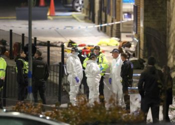 UK police say 2 people remain in life-threatening condition after a stabbing attack on a train