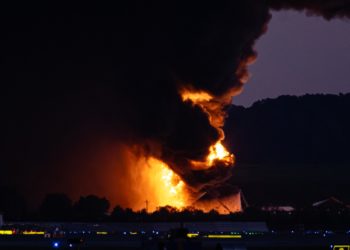 UPS cargo plane crashes on takeoff from Louisville, Kentucky, airport, igniting huge fire