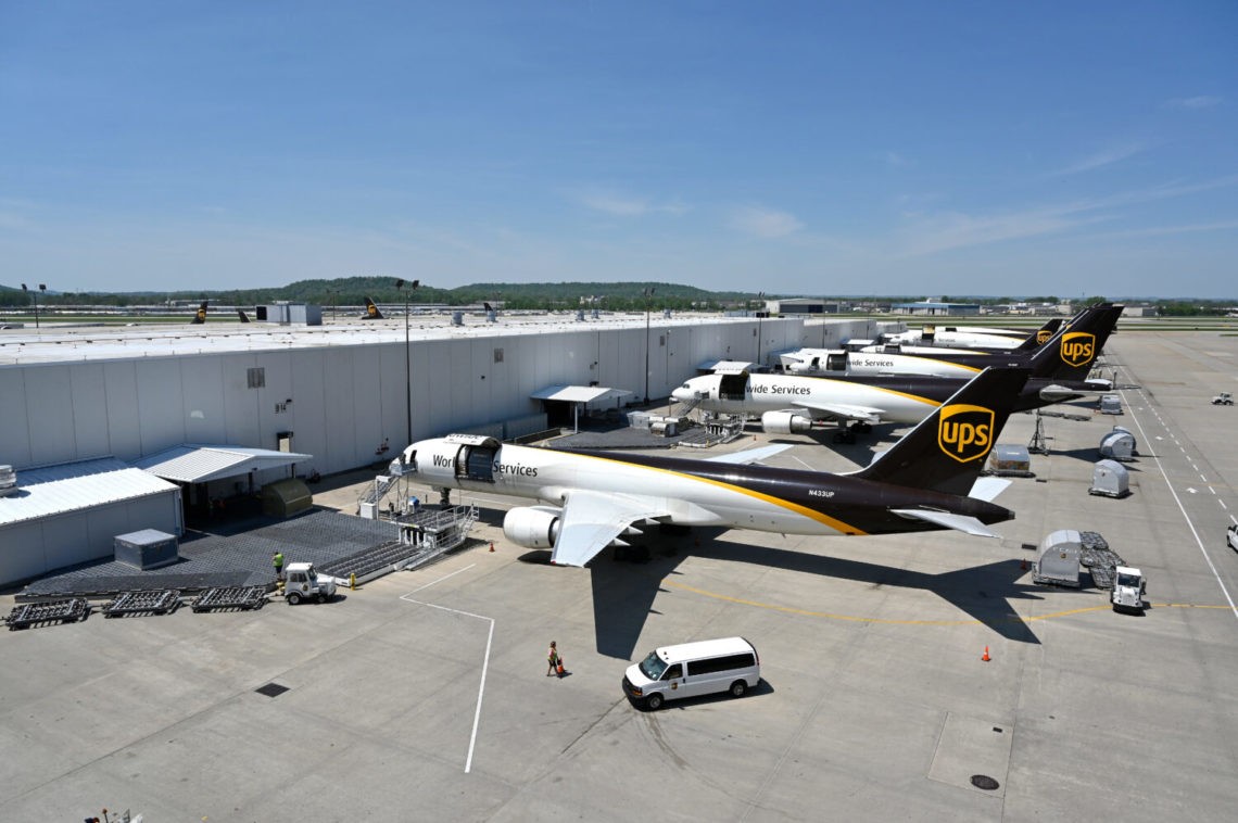 UPS distribution hub in Louisville has 300 flights per day. What to know