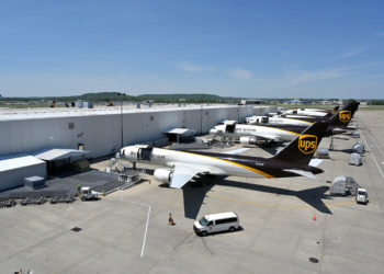 UPS distribution hub in Louisville has 300 flights per day. What to know