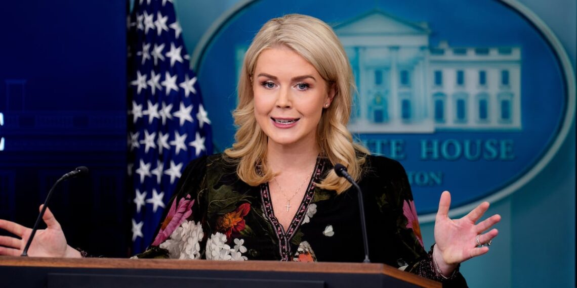 Karoline Leavitt Gushes Over Trump’s ‘Beautiful’ Name Idea for Stadium