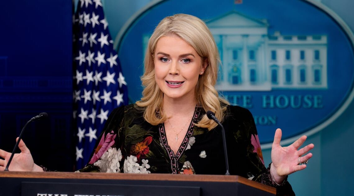 Karoline Leavitt Gushes Over Trump’s ‘Beautiful’ Name Idea for Stadium