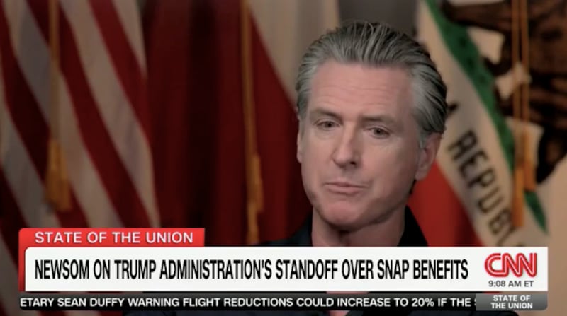 Gavin Newsom on State of the Union with Jake Tapper
