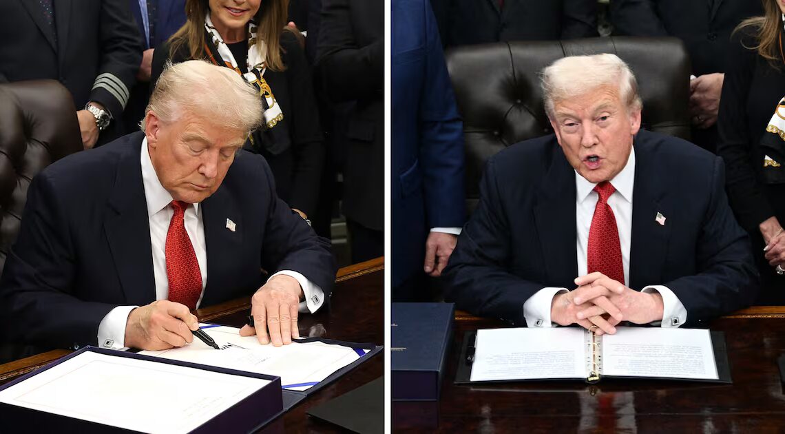 Trump, 79, Tries to Hide His Seriously Bruised Hand in Oval Office