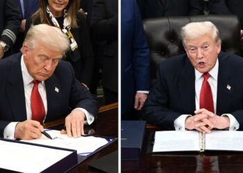 Trump, 79, Tries to Hide His Seriously Bruised Hand in Oval Office