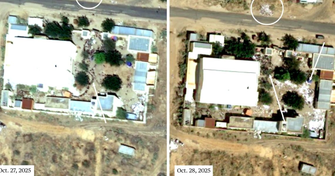 Visible from space, bloody sands expose the slaughter of tens of thousands in Sudan