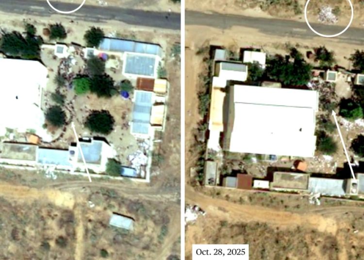 Visible from space, bloody sands expose the slaughter of tens of thousands in Sudan