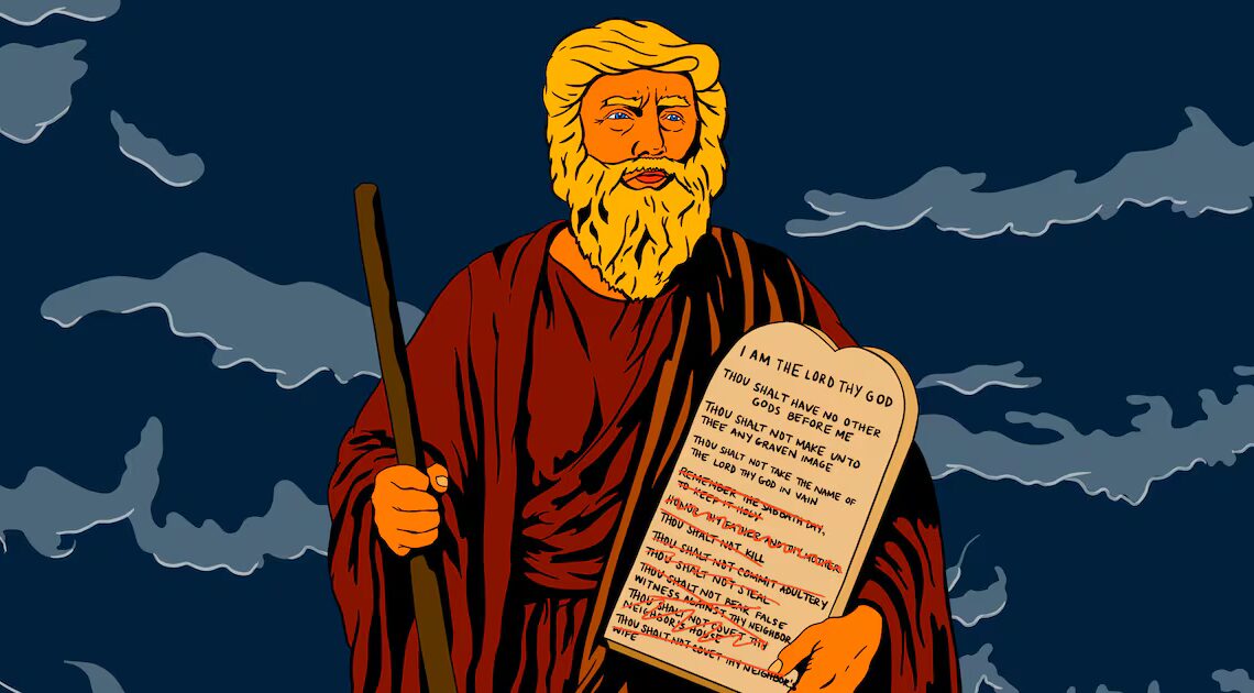 Read the President’s Trumpy New Take on the Ten Commandments