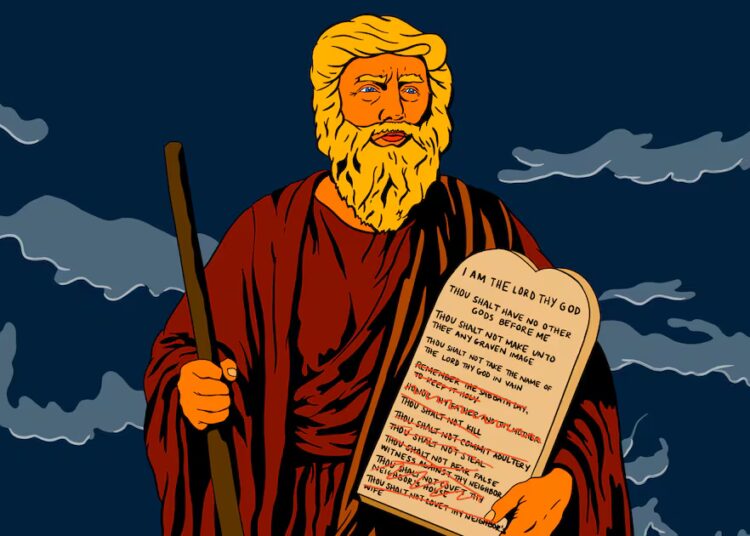 Read the President’s Trumpy New Take on the Ten Commandments