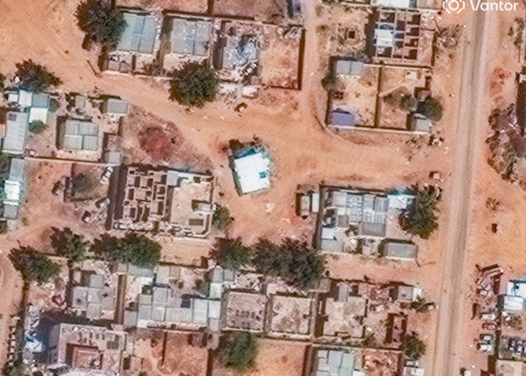 Where are tens of thousands of people in Sudan fleeing to?