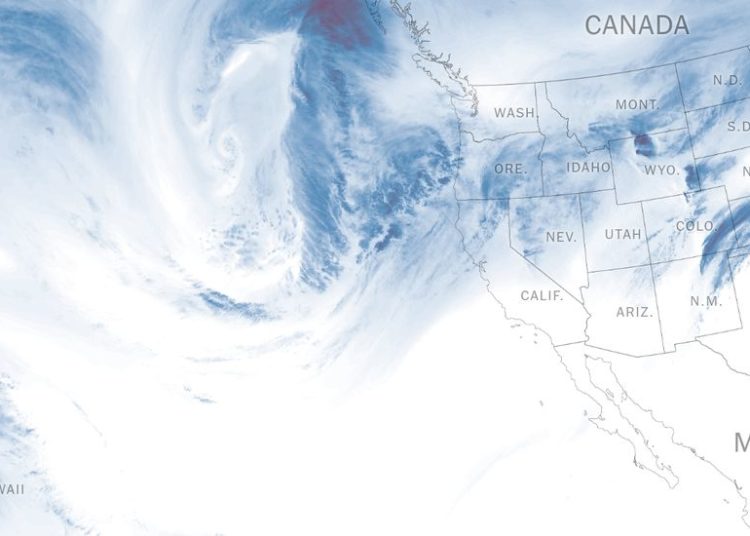 Windy, Wet Weather Hits the West Coast