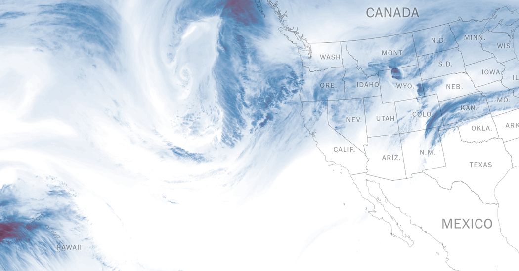 Windy, Wet Weather Hits the West Coast