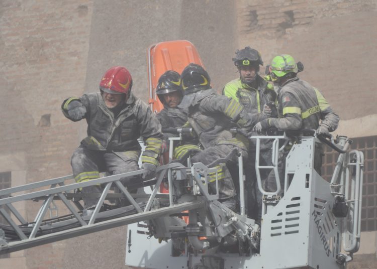 Worker dies in Italy after rescue from partially collapsed medieval tower