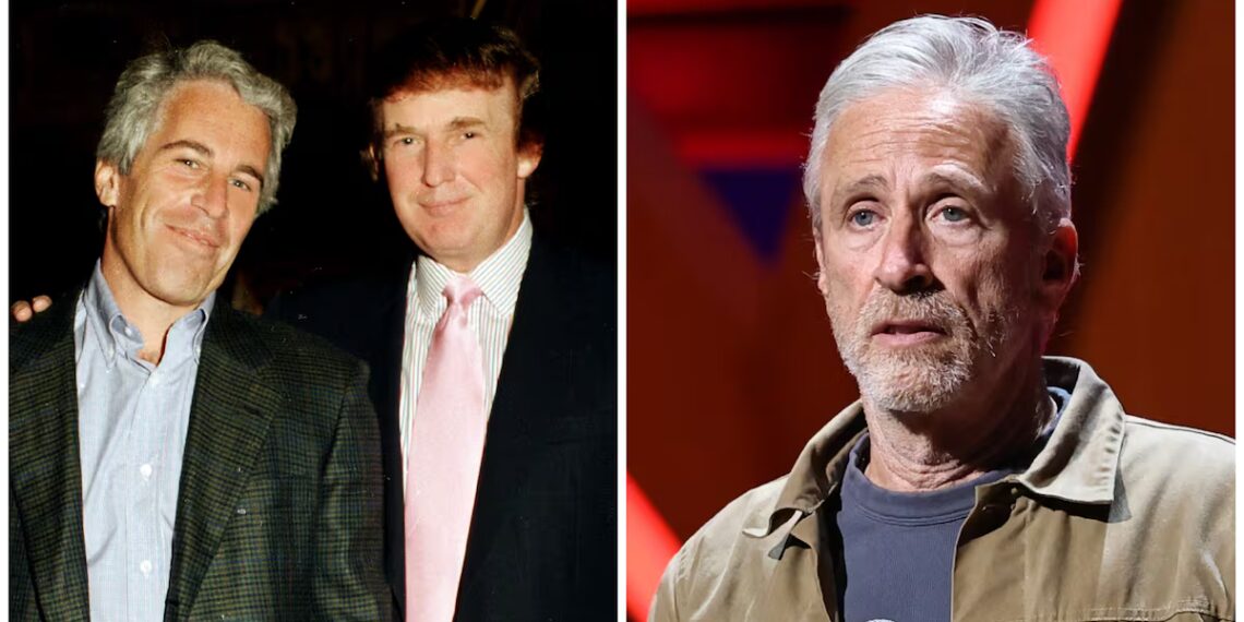 Jon Stewart Predicts How Trump-Epstein Saga Will End