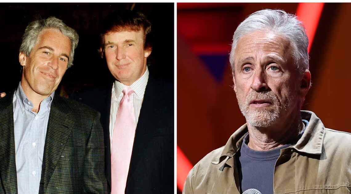 Jon Stewart Predicts How Trump-Epstein Saga Will End