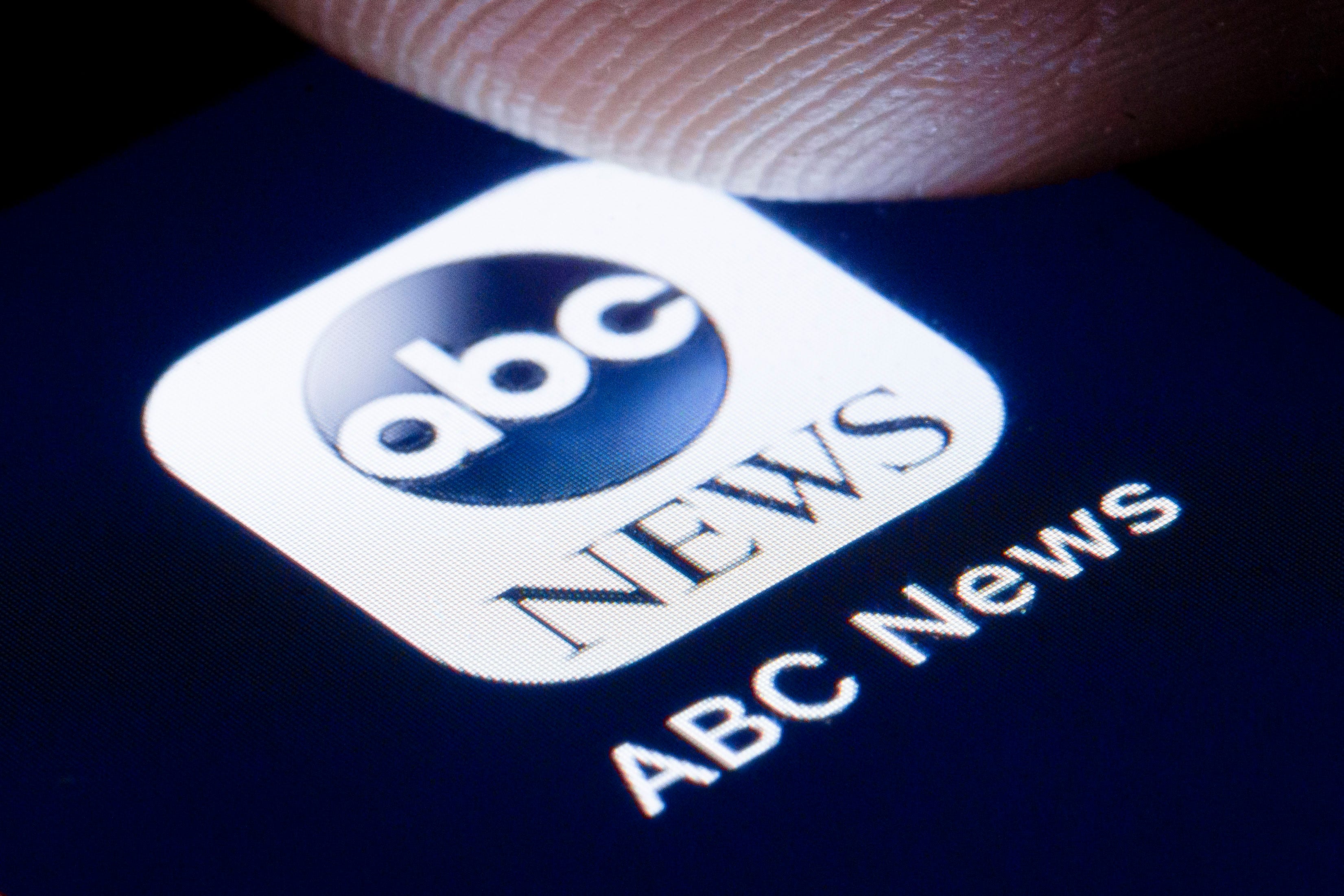 ABC News logo on smartphone