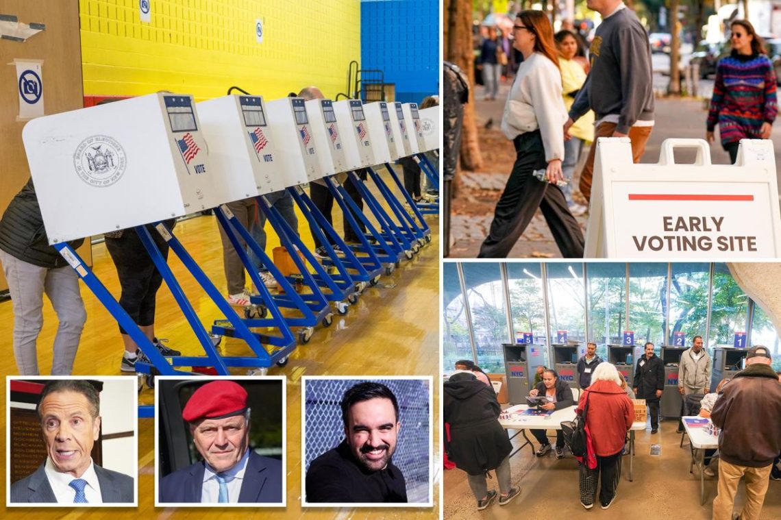 Younger voters outnumber older crowds in final days of early voting for NYC mayoral election