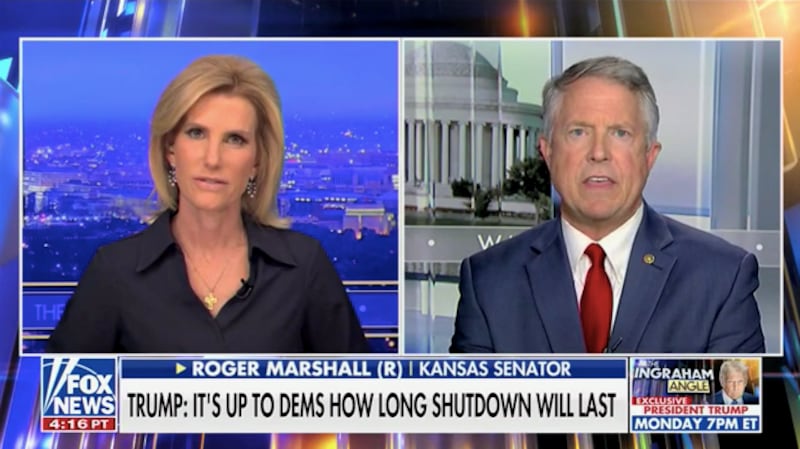 Sen. Roger Marshall on The Ingraham Angle with Laura Ingraham