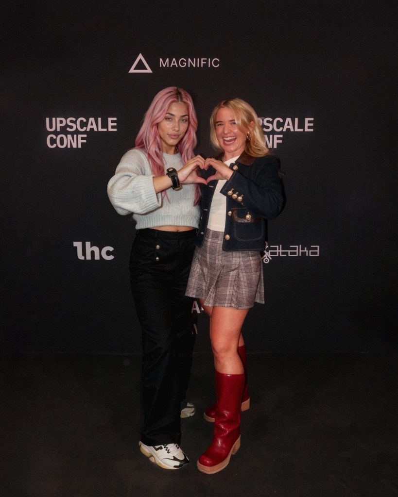 Aitana posed for a photo with social media star ImMadSal. Of course they were never in the same room.