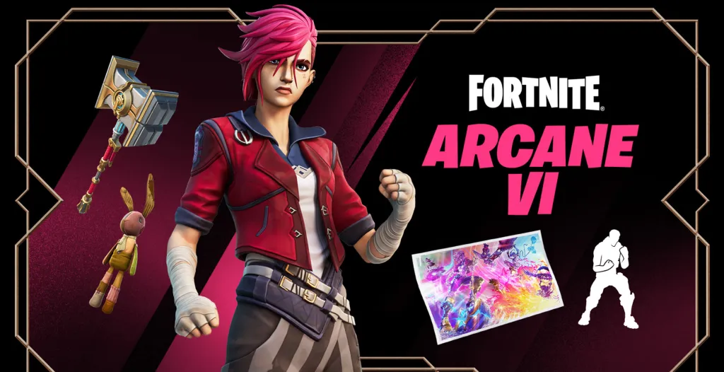 Arcane Vi Fortnite Skin