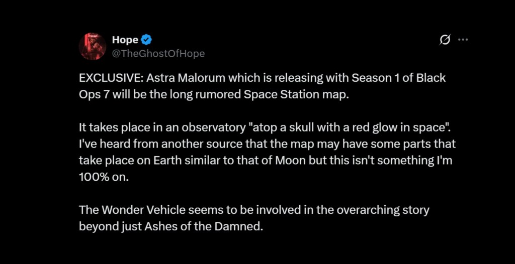 BO7 Zombies Map Leak