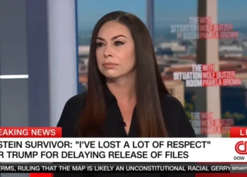 ‘I’m appalled by him’: Epstein survivor slams Mike Johnson for ‘theatrics’ amid big vote