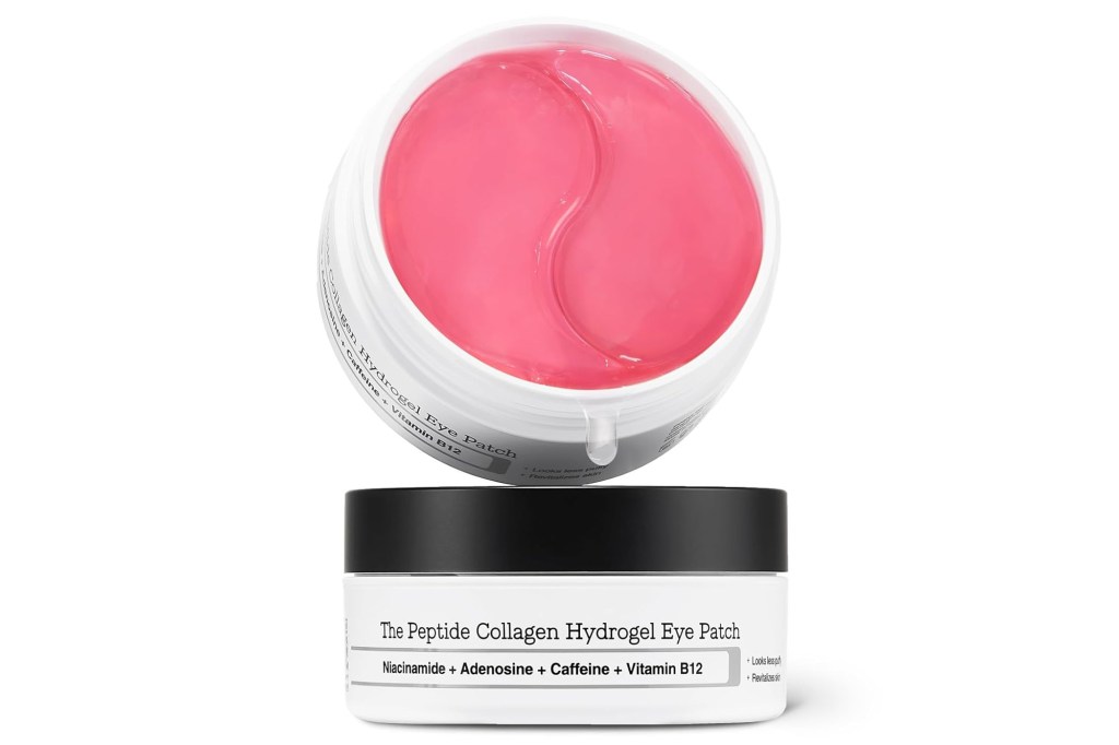 The Peptide Collagen Hydrogel Eye Patch with Niacinamide, Adenosine, Caffeine, and Vitamin B12.