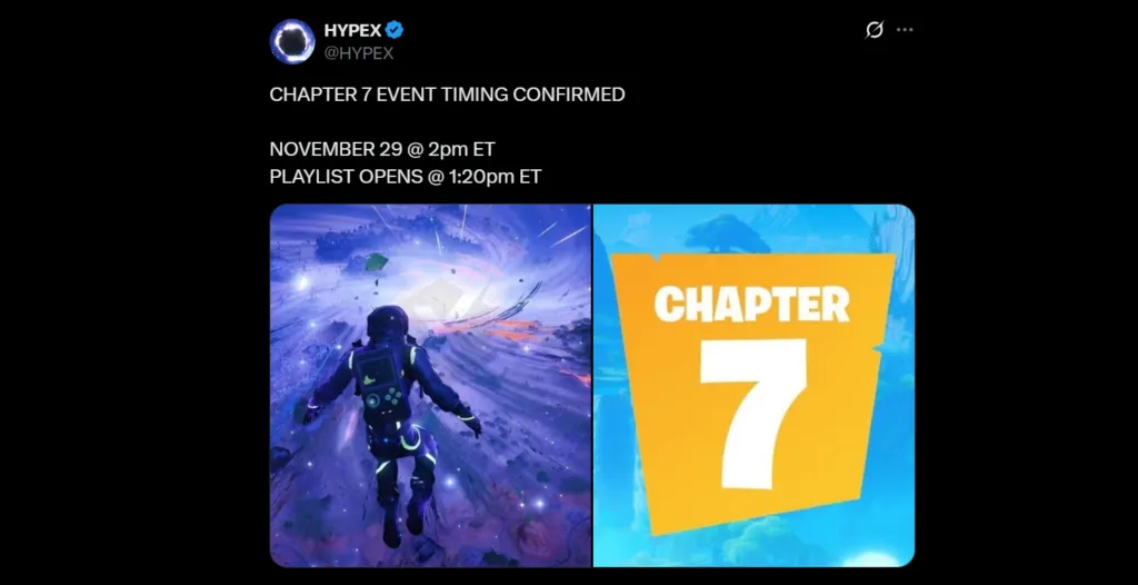 Fortnite Chapter 7 Start Date Leak