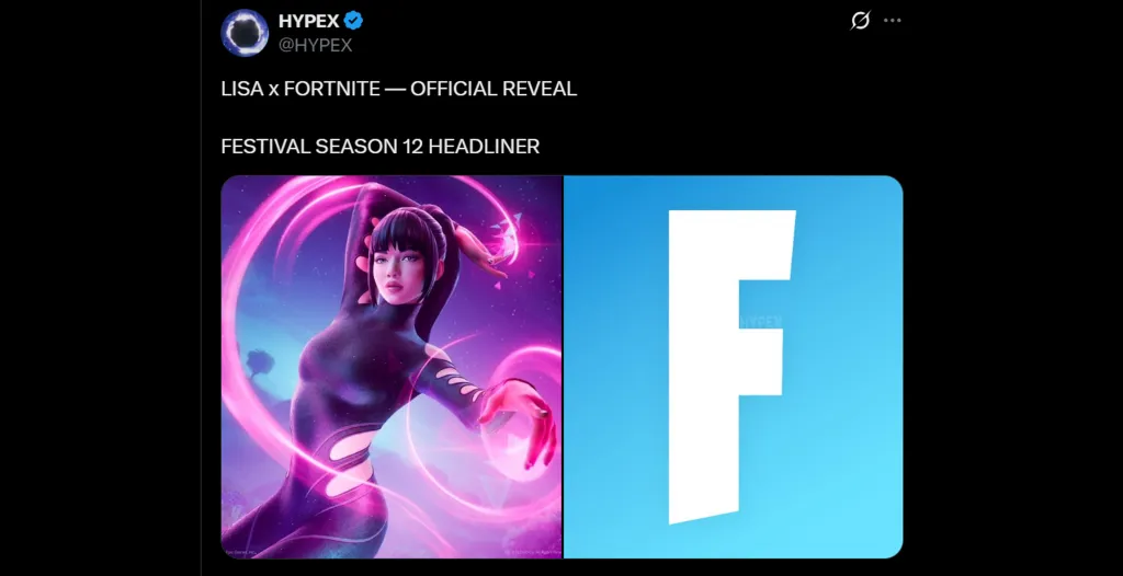 Fortnite Festival Season 12 HypeX