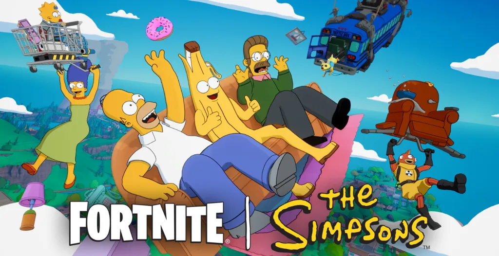 Fortnite Simpsons Artwork