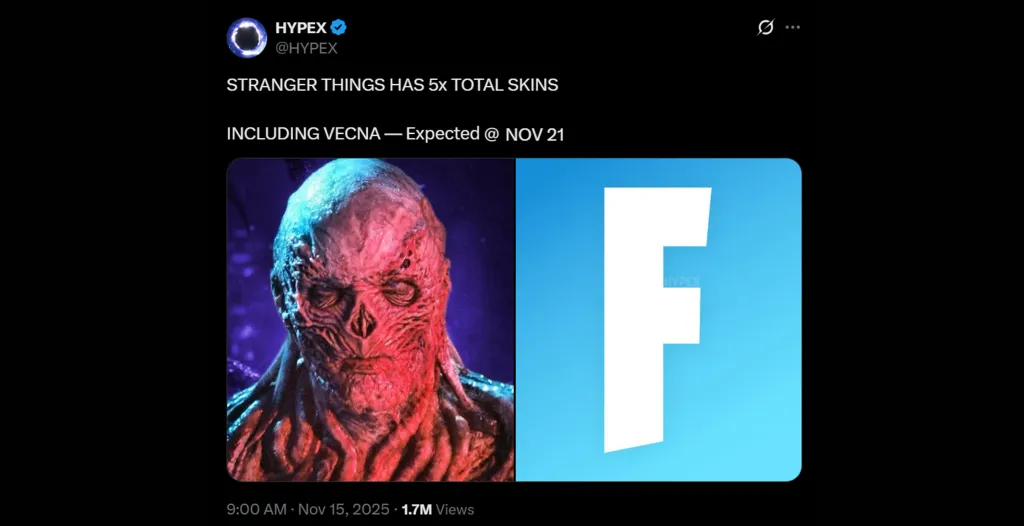 Fortnite Stranger Things Release Date