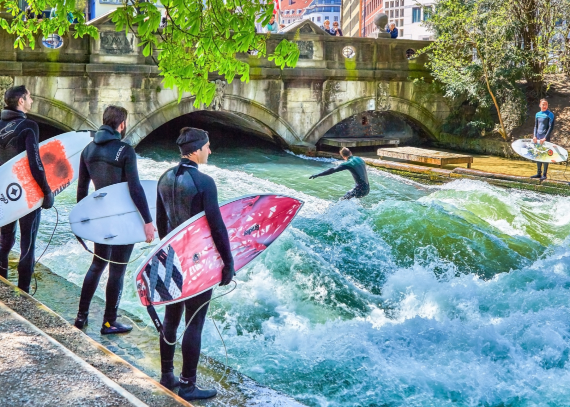 Munich’s Iconic Surf Wave Vanishes After Cleanup Mishap