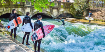 Munich’s Iconic Surf Wave Vanishes After Cleanup Mishap