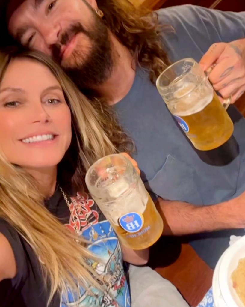 Heidi Klum and husband Tom Kaulitz have fun in Germany