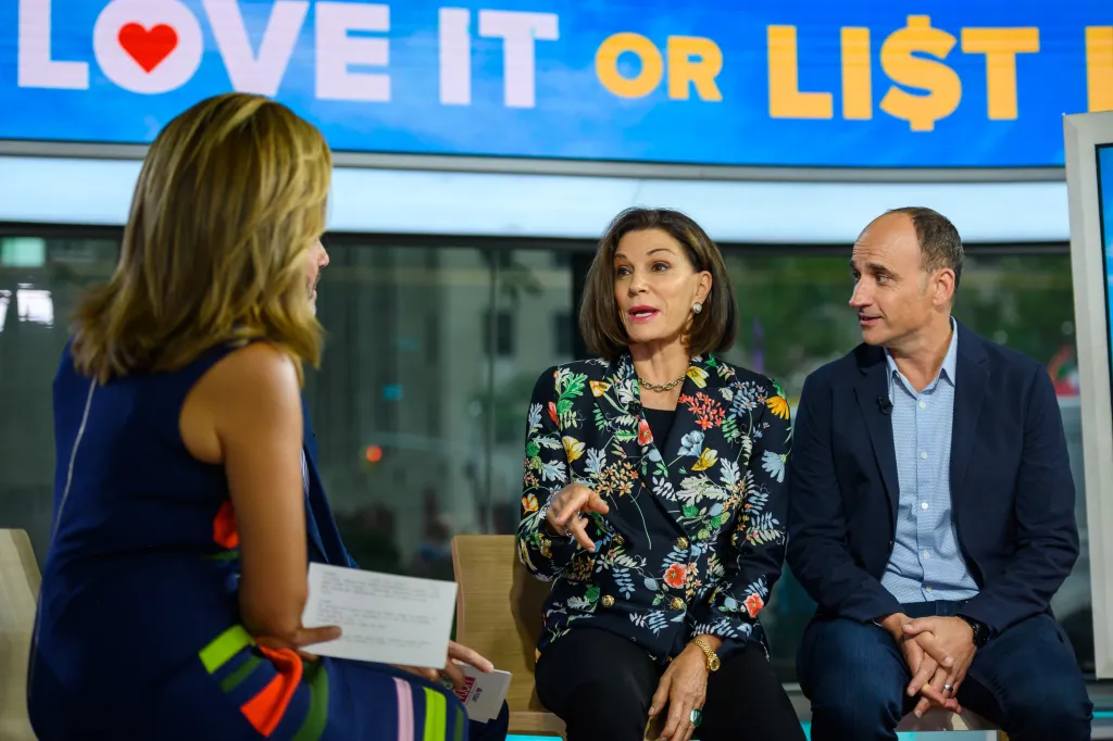 Hoda Kotb, Hilary Farr, and David Visentin on the 
