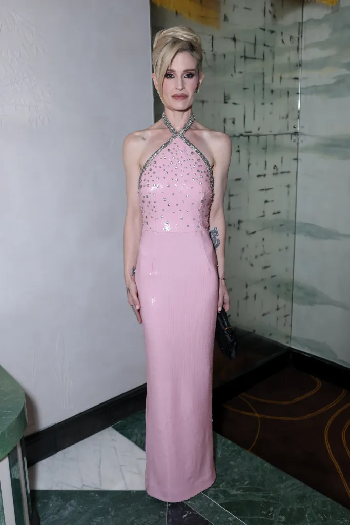 Kelly Osbourne attends a special cocktail hosted by Rebecca Vallance at Aki London.