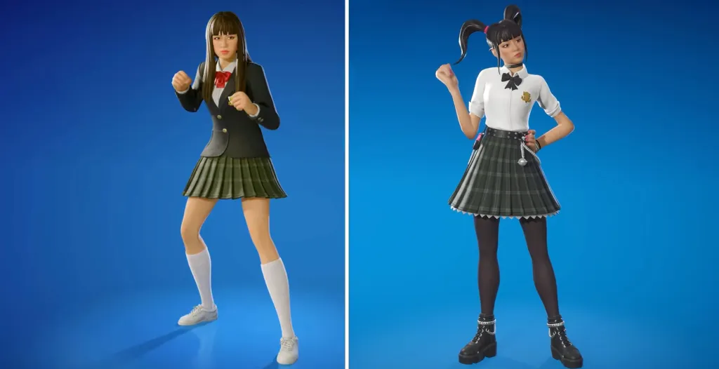 Kill Bill Fortnite Skins Gogo and Yuki Yubari