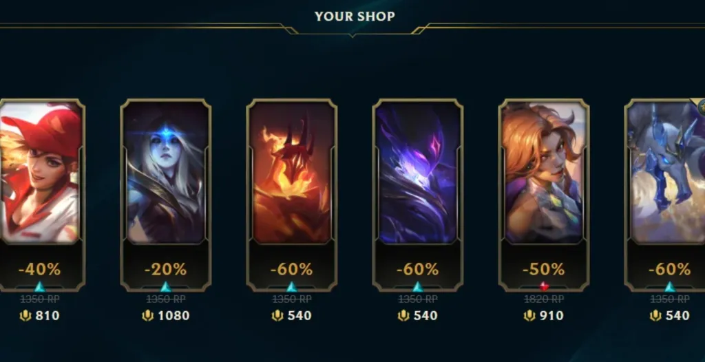 LoL Skin Shop