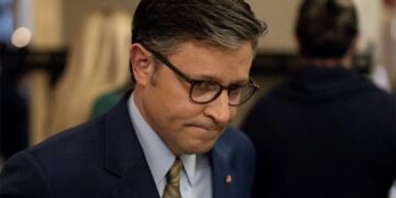 ‘We know Dan’: Mike Johnson goes to bat for Republican banned from overseas travel