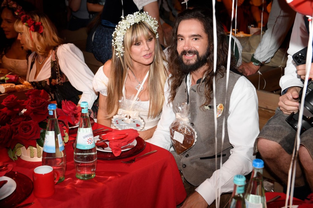 Heidi Klum and Tom Kaulitz at Oktoberfest.