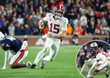 Alabama survives Auburn’s upset bid to keep Ole Miss out of SEC championship