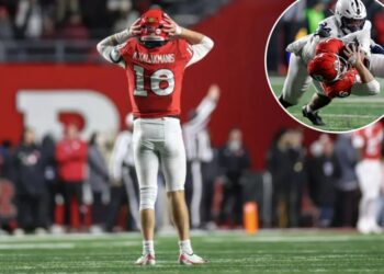 Rutgers falls to Penn State for 18th straight time after Athan Kaliakmanis’ brutal fumble