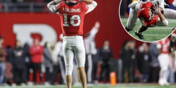 Rutgers falls to Penn State for 18th straight time after Athan Kaliakmanis’ brutal fumble