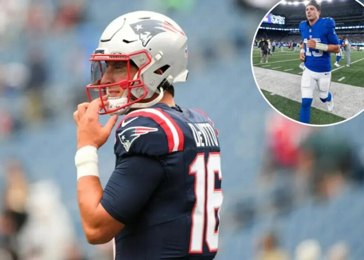 Tommy DeVito not letting emotions get in the way of Patriots-Giants wish: ‘Hope we blow them out’