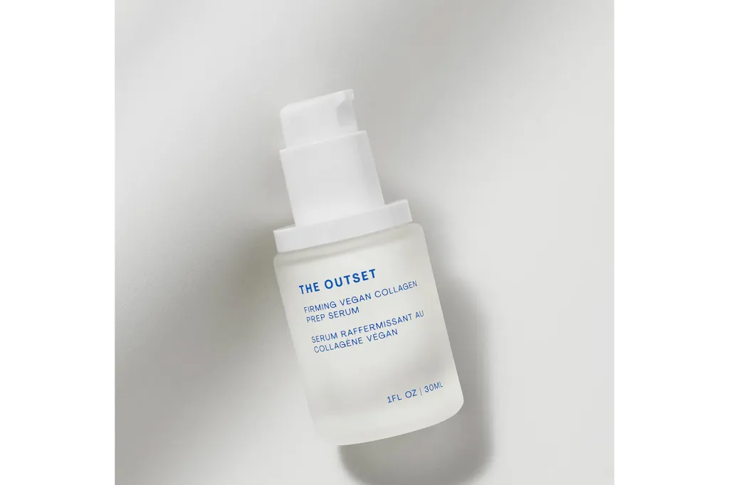 The Outset Firming Vegan Collagen Prep Serum.