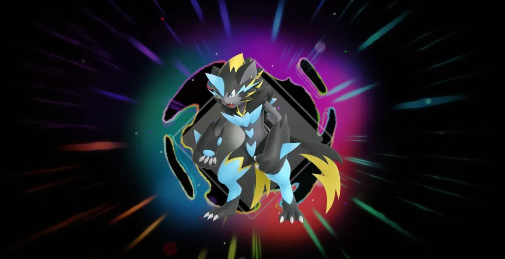 PLZA Mega Zeraora Render